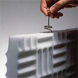 Suspended SONEX acoustic baffles