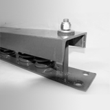 Vibration isolation rail system